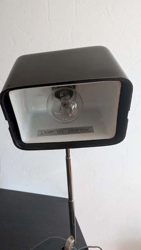 Intérieur du réflecteur avec ampoule 12V 15W incluse