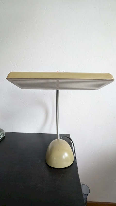 lampe vintage articulée col de cygne style industriel 1960