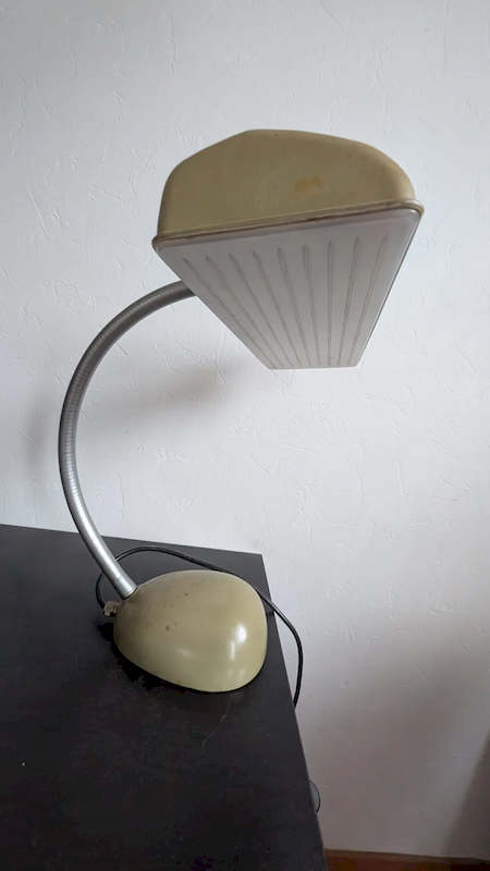 lampe vintage articulée Allemande industriel 1960
