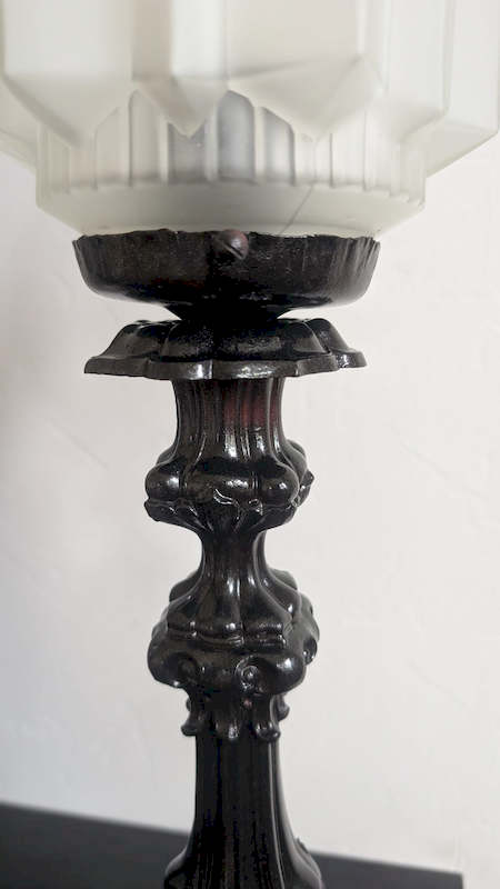 Design prestigieux lampe de table ancienne 58 cm